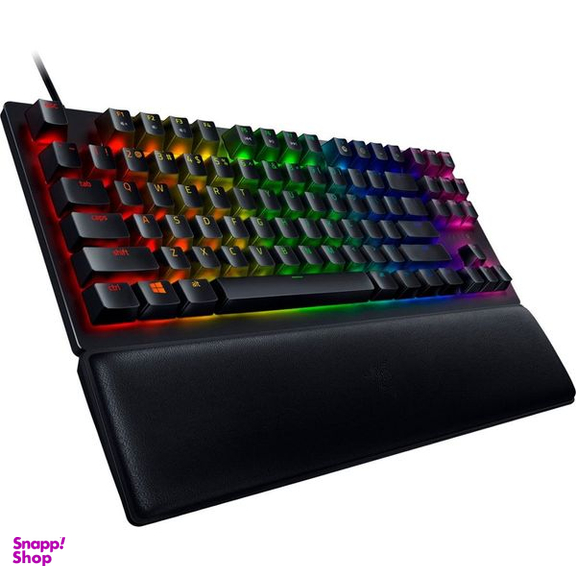 کیبورد مخصوص بازی ریزر (Razer) مدل Huntsman V2 Tenkeyless - Purple Linear Optical Switch