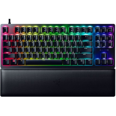 کیبورد مخصوص بازی ریزر (Razer) مدل Huntsman V2 Tenkeyless - Purple Linear Optical Switch