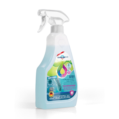 اسپری ضدعفونی کننده سطوح دیاموند پلاس کد D701 حجم 500 میلی لیتر