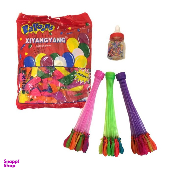 بادکنک آبی بانیبو مدل Water Baloon بسته 111 عددی به همراه بادکنک بانیبو بسته 500 عددی
