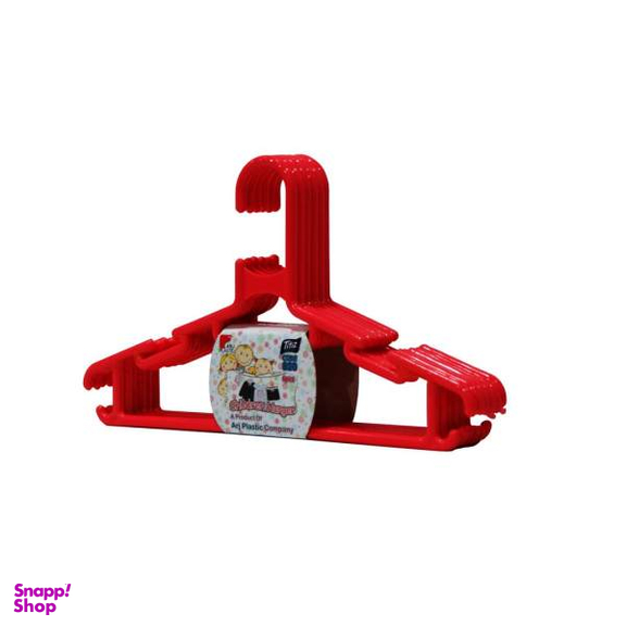 چوب لباس ارج پلاستیک کد 820 بسته 6 عددی