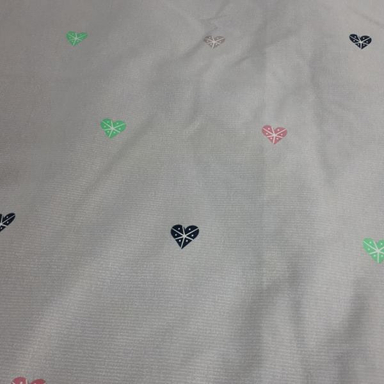 پارچه ملحفه کوکو جم مدل زی قلبی طوس