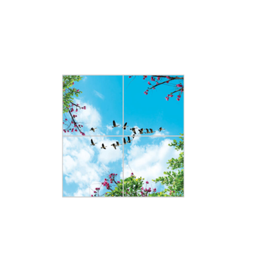 تایل آسمان مجازی بنی دکو مدل UV85 سایز 60x60 سانتی متر مجموعه 4 عددی