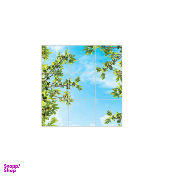 تایل آسمان مجازی بنی دکو مدل UV86 سایز 60x60 سانتی متر مجموعه 9 عددی