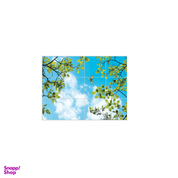 تایل آسمان مجازی بنی دکو مدل UV87 سایز 60x60 سانتی متر مجموعه 12 عددی