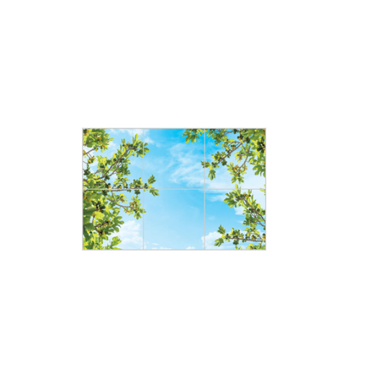 تایل آسمان مجازی بنی دکو مدل UV86 سایز 60x60 سانتی متر مجموعه 6 عددی