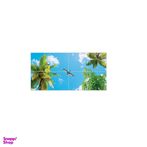 تایل آسمان مجازی بنی دکو مدل UV88 سایز 60x60 سانتی متر مجموعه 8 عددی