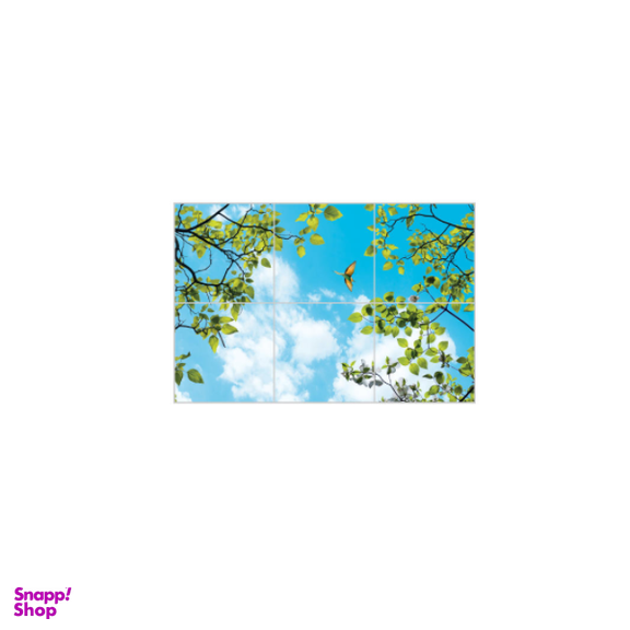 تایل آسمان مجازی بنی دکو مدل UV87 سایز 60x60 سانتی متر مجموعه 6 عددی