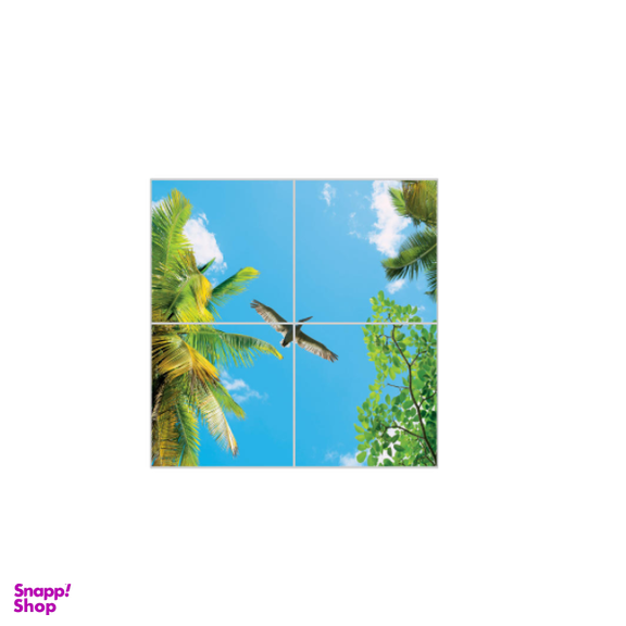 تایل آسمان مجازی بنی دکو مدل UV88 سایز 60x60 سانتی متر مجموعه 4 عددی