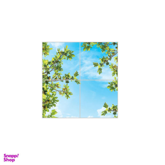 تایل آسمان مجازی بنی دکو مدل UV86 سایز 60x60 سانتی متر مجموعه 4 عددی