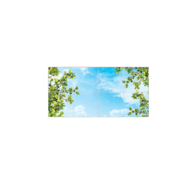 تایل آسمان مجازی بنی دکو مدل UV86 سایز 60x60 سانتی متر مجموعه 8 عددی