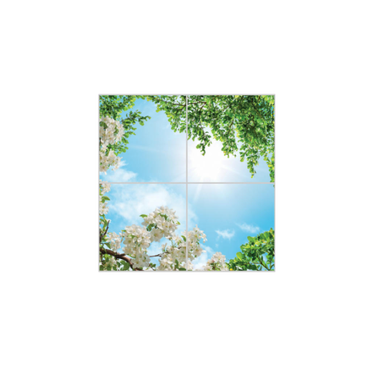 تایل آسمان مجازی بنی دکو مدل UV92 سایز 60x60 سانتی متر مجموعه 4 عددی