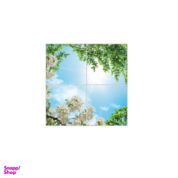 تایل آسمان مجازی بنی دکو مدل UV92 سایز 60x60 سانتی متر مجموعه 4 عددی