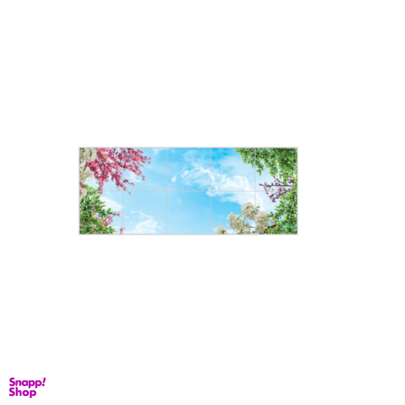 تایل آسمان مجازی بنی دکو مدل UV90 سایز 60x60 سانتی متر مجموعه 10 عددی