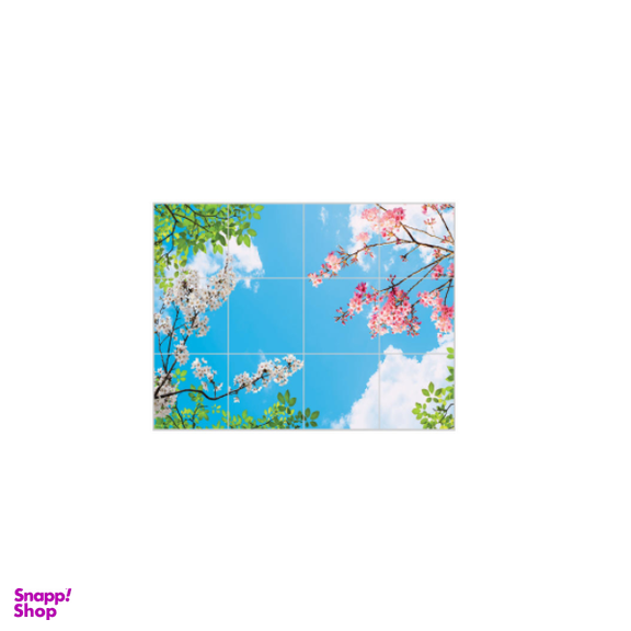 تایل آسمان مجازی بنی دکو مدل UV89 سایز 60x60 سانتی متر مجموعه 9 عددی