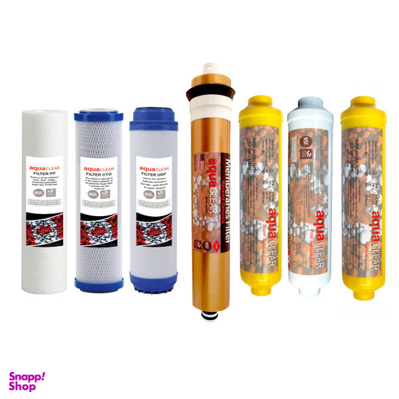 فیلتر تصفیه کننده آب آکوآ کلیر مدل REFILL - AC7P مجموعه 7 عددی