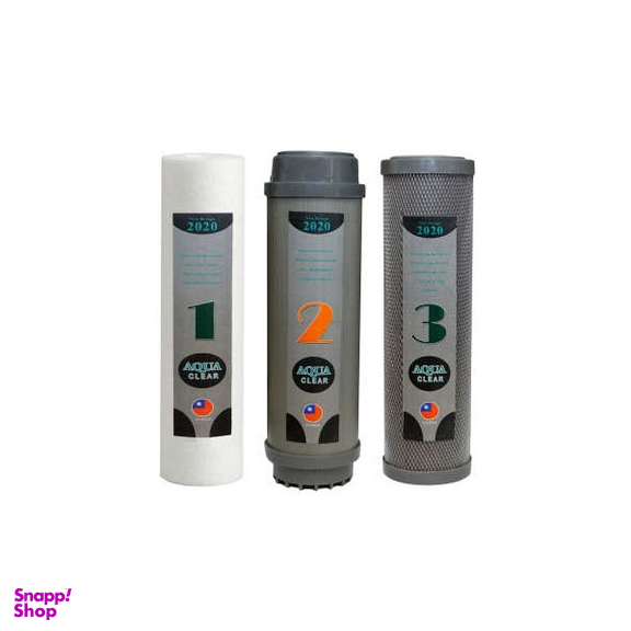 فیلتر تصفیه کننده آب آکوآ کلیر مدل SUPERB FILTER 3A مجموعه 3 عددی
