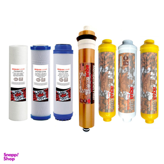 فیلتر تصفیه کننده آب آکوآ کلیر مدل REFILL - AC7M مجموعه 7 عددی