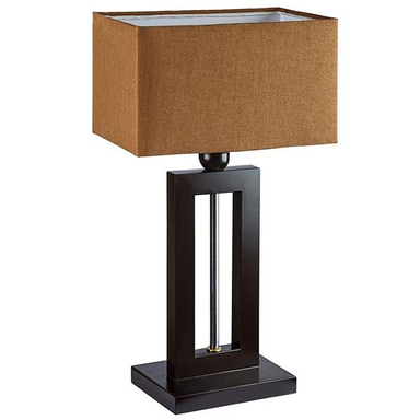 آباژور رومیزی چوبی چشمه نور مدل MT7069/BR-N شیدنسکافه ای