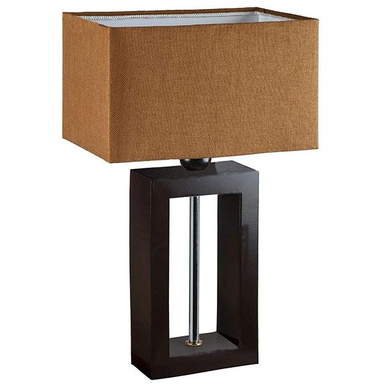 آباژور رومیزی چوبی چشمه نور مدل MT7067/BR-N شیدنسکافه ای