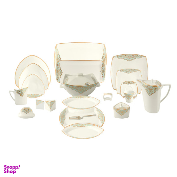 سرویس غذاخوری 105پارچه چینی پردیس مدل سوگند 12نفره