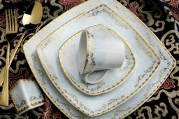سرویس غذاخوری 105پارچه چینی پردیس مدل سیمین 12نفره