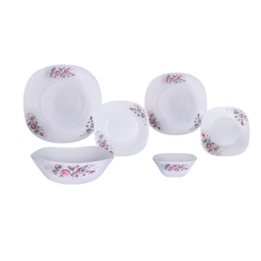 سرویس غذا خوری 26 پارچه مقصود کد 2 6نفره گلدار