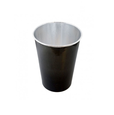 لیوان یکبار مصرف کاغذی گلس (Glass) مدل متالایز ظرفیت 220 میلی لیتر