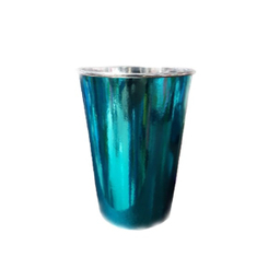 لیوان یکبار مصرف کاغذی گلس (Glass) مدل متالایز ظرفیت 220 میلی لیتر