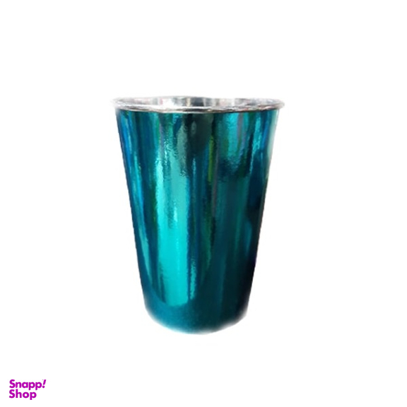 لیوان یکبار مصرف کاغذی گلس (Glass) مدل متالایز ظرفیت 220 میلی لیتر