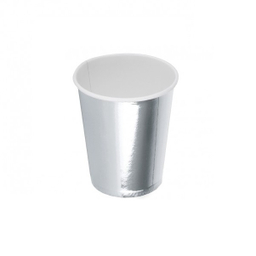 لیوان یکبار مصرف کاغذی گلس (Glass) مدل متالایز ظرفیت 220 میلی لیتر