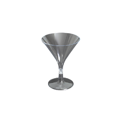 جام یکبار مصرف گرد کوشا مدل سپهر ظرفیت 180cc رنگ بی رنگ و شفاف تکی