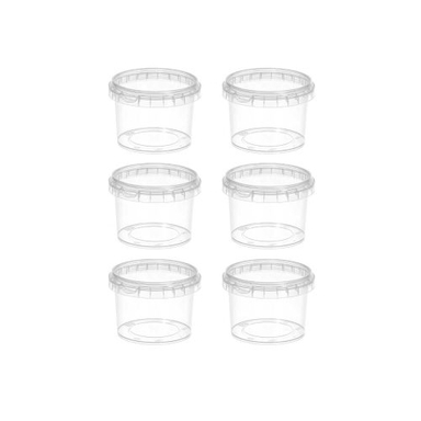 ظرف یکبار مصرف ماکروویوی پیک نیک (Picnic) ظرفیت 610 میلی لیتر بسته 6 عددی