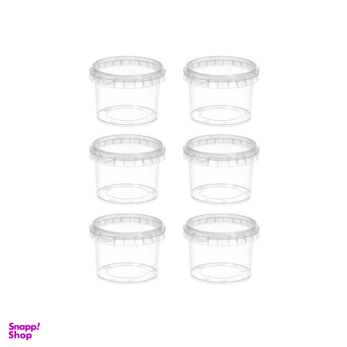 ظرف یکبار مصرف ماکروویوی پیک نیک (Picnic) ظرفیت 610 میلی لیتر بسته 6 عددی