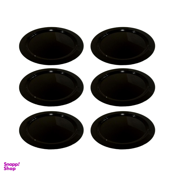 پیش دستی گرد یکبار مصرف پیک نیک (Picnic) مدل الماس بسته 6 عددی