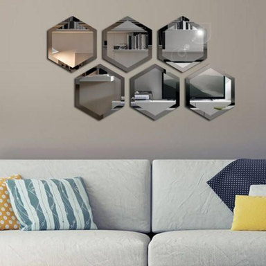 آینه مدل شش ضلعی