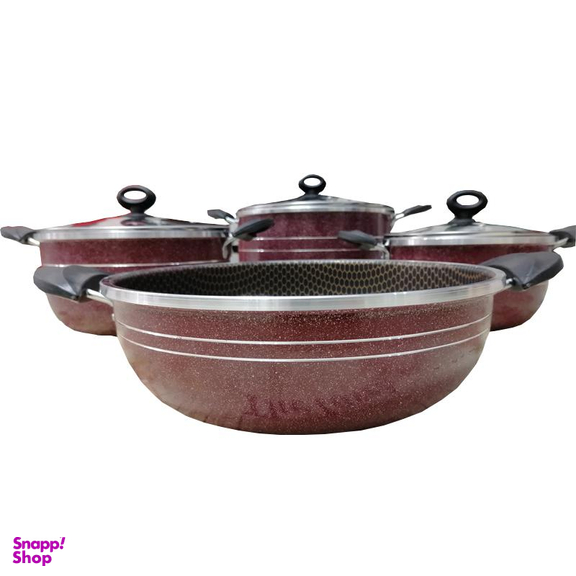 سرویس پخت و پز 7 پارچه هلنا (Helena) طرح لانه زنبوری