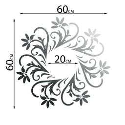 آینه اِلِنسی مدل گلستان کد 60C