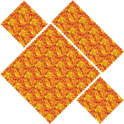 ست 4 تکه رومیزی مدل S31-42072 چند رنگ