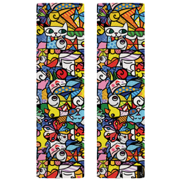 دستگیره یخچال رنس مدل G1-100003 چند رنگ سایز 30*16*2 سانتی‌ متر بسته 2 عددی