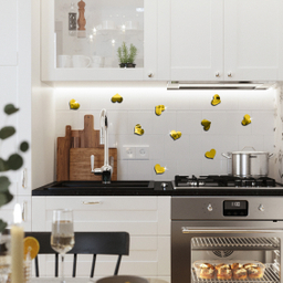 آینه اِلِنسی مدل قلب بسته 5 عددی