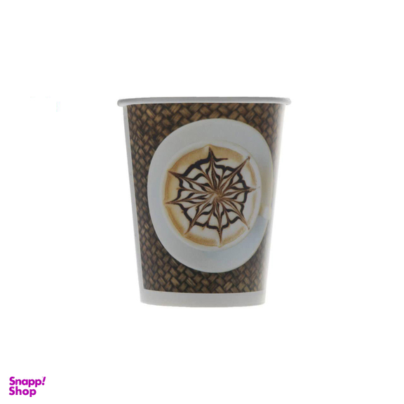 لیوان یکبار مصرف کاغذی الین پلاست مدل KGH3-100 بسته 100 عددی چند رنگ