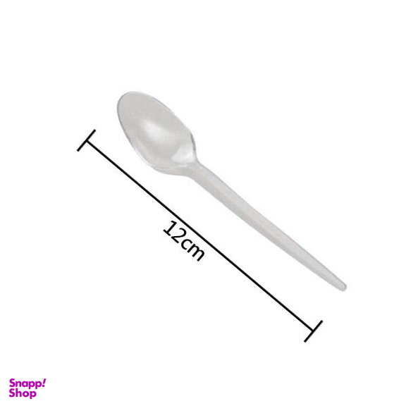 قاشق یکبار مصرف مدل چای خوری AR بسته 50 عددی بی رنگ