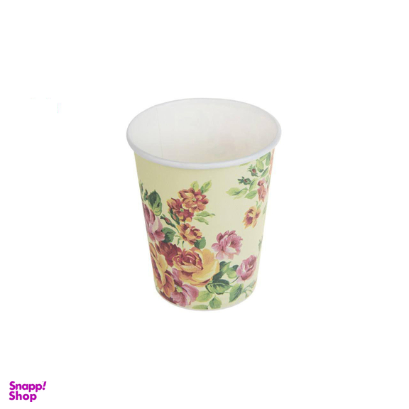لیوان یکبار مصرف کاغذی الین پلاست مدل KGH4-100 بسته 100 عددی چند رنگ