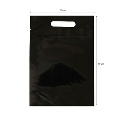 پاکت زیپ دار طرح ترحیم مدل A00 بسته 50 عددی رنگ مشکی