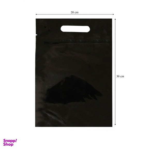 پاکت زیپ دار طرح ترحیم مدل A00 بسته 50 عددی رنگ مشکی