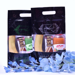 پاکت زیپ دار طرح ترحیم مدل A00 بسته 50 عددی رنگ مشکی