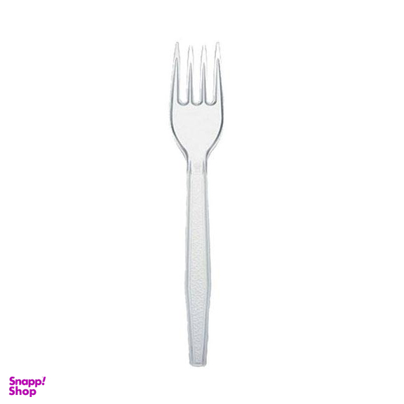 چنگال یکبار مصرف مدل L1 بسته 50 عددی بی رنگ