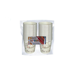 لیوان یکبار مصرف کاغذی الین پلاست مدل KGH5-40 بسته 40 عددی چند رنگ