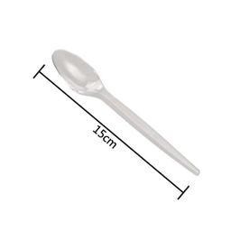 قاشق یکبار مصرف مدل کافه سرو بسته 50 عددی بی رنگ